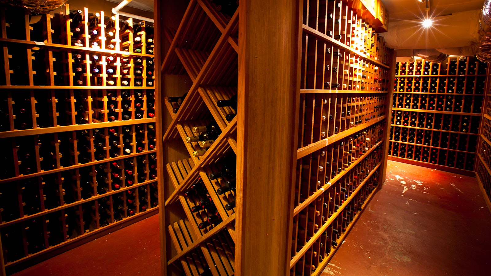 The Joel Palmer House wine cellar
